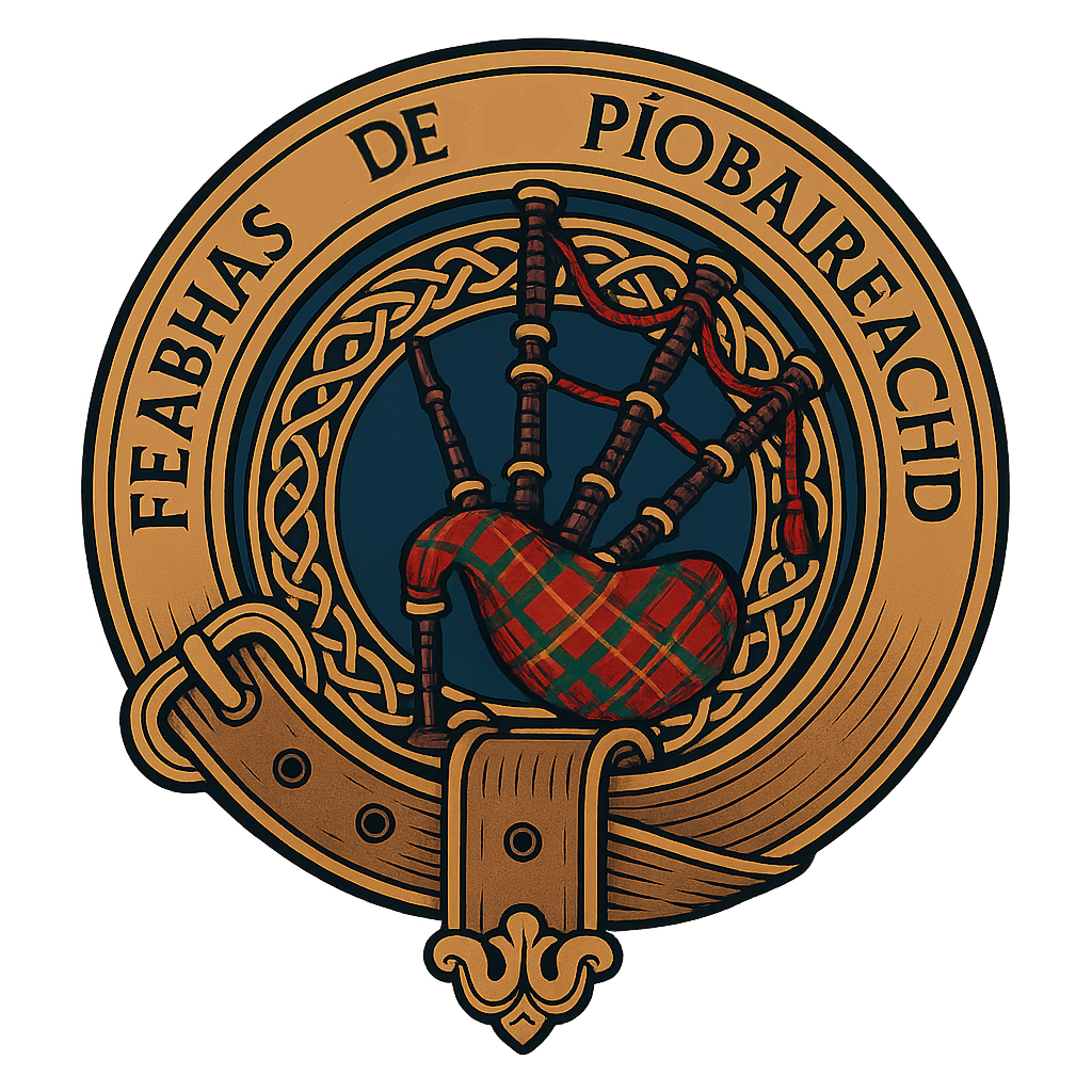 Clan crest and heraldic iconography representing the Taylor family