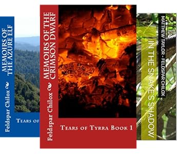 The Tears of Tyrra fantasy series covers displayed together